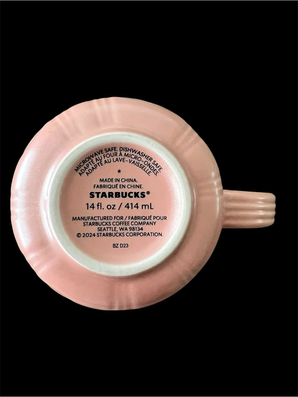 Starbucks 2024 Spring Collection Pastel Pink Ceramic Mug